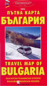 Пътна карта България: Български планински курорти - мащаб 1: 540 000
