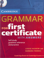 Grammar for First Certificate Self Study Pack Book with Answers and audio CD