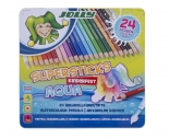 Акварелни моливи JOLLY KINDERFEST AQUA, метална кутия<br>24 цвята