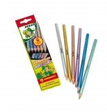 Цветни моливи JOLLY KINDERFEST METALLIC<br>6 цвята
