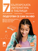 Българската литература в таблици. Подготви се сам за НВО. 7. клас