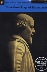 Three Great Plays of Shakespeare + CD-ROM and audio recording