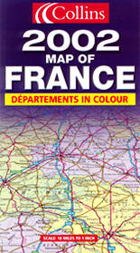 2002 map of France 1 : 1 250 000