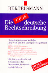 Die neue deutsche Rechtschreibung