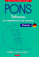 Pons таблици за спрежение на глаголи - немски