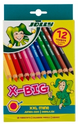 Цветни моливи JOLLY X-BIG<br>12 цвята