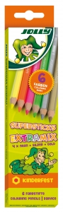 Цветни моливи JOLLY KINDERFEST EXTRA MIX<br>6 цвята